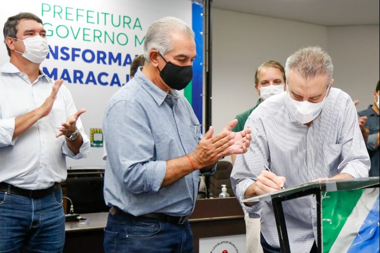 Imagem: Corrêa participou do lançamento de mais de R$ 61 milhões em obras no município