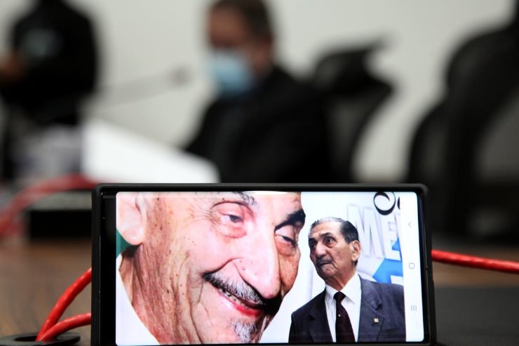 Imagem: Imagens do Coronel Adib Massad, homenageado ainda em vida pela ALEMS