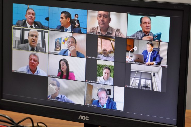 Imagem: Votação é transmitida ao vivo nos canais oficiais de comunicação da ALEMS