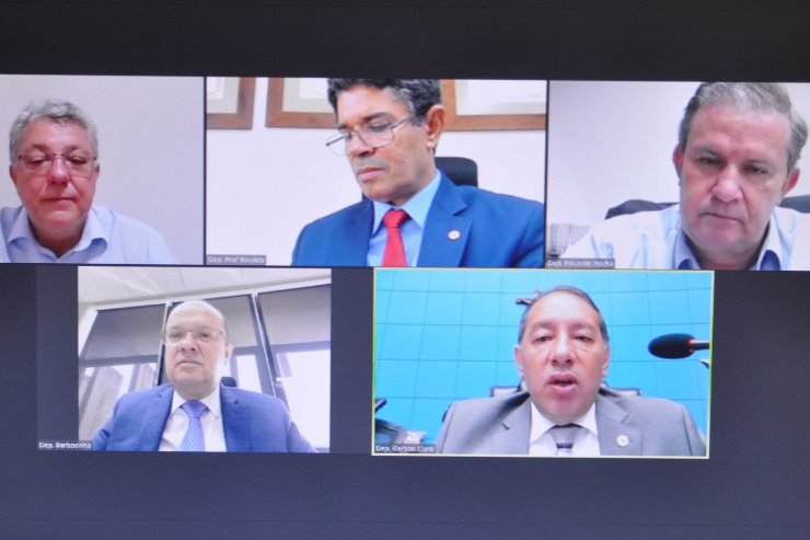 Imagem: A reunião da CCJR aconteceu na manhã desta quarta-feira, de forma remota 