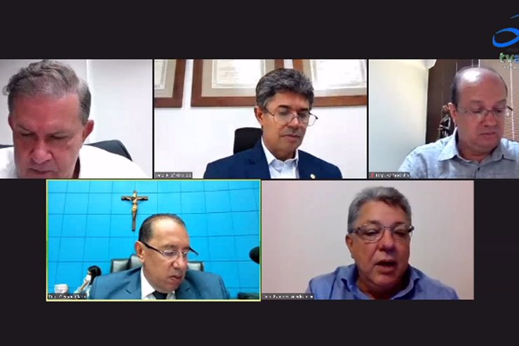 Imagem: Os membros da CCJR se despediram do deputado Eduardo Rocha nesta manhã