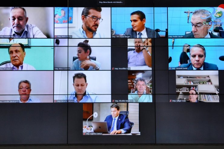 Imagem: Os deputados da ALEMS analisaram e aprovaram 16 matérias na sessão plenária mista de hoje