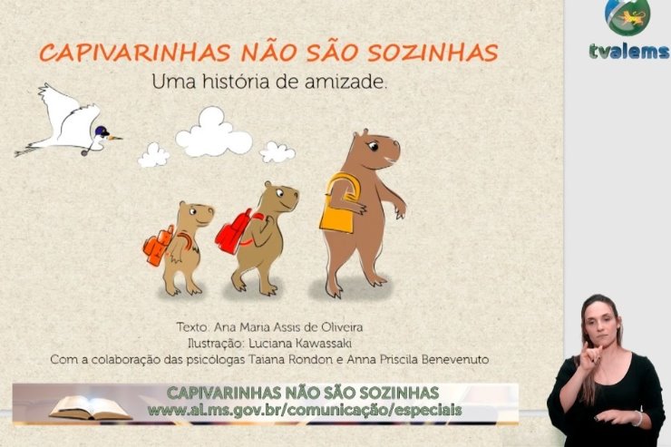 Imagem: Livros digitais da ALEMS estão entre os destaques do programa Ler é Viver