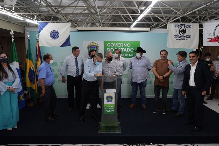 Imagem: Governador ressaltou empenho da ALEMS em benefício dos cidadãos