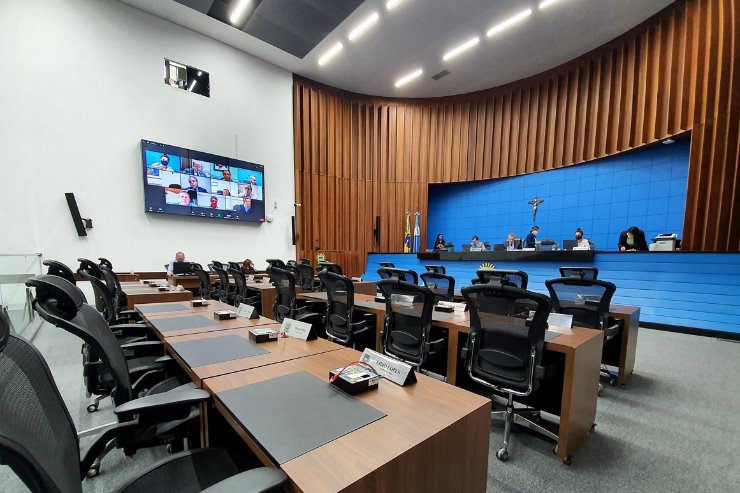 Imagem: Plenário da Assembleia Legislativa, onde serão realizadas, nesta quinta-feira, duas sessões, uma ordinária e uma extraordinária