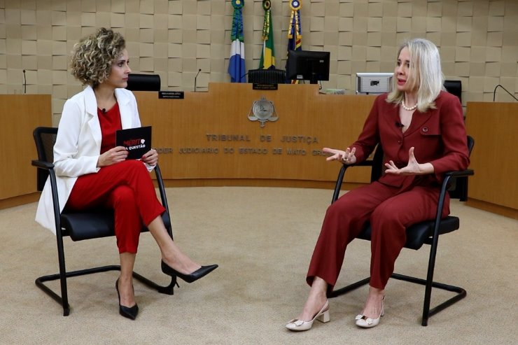 Imagem: Juíza Elisabeth Rosa Baisch foi a entrevistada no programa Mérito da Questão