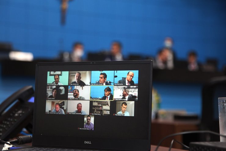 Imagem: Sessões são transmitidas ao vivo pelo YouTube Oficial da Casa de Leis, Facebook, Canal 9 da NET e Rádio ALEMS