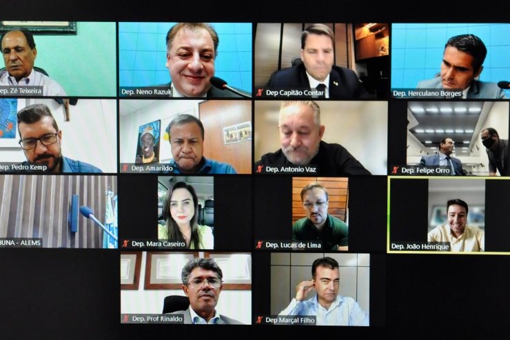 Imagem: Parlamentares da ALEMS aprovaram duas matérias durante a sessão plenária mista desta quinta-feira