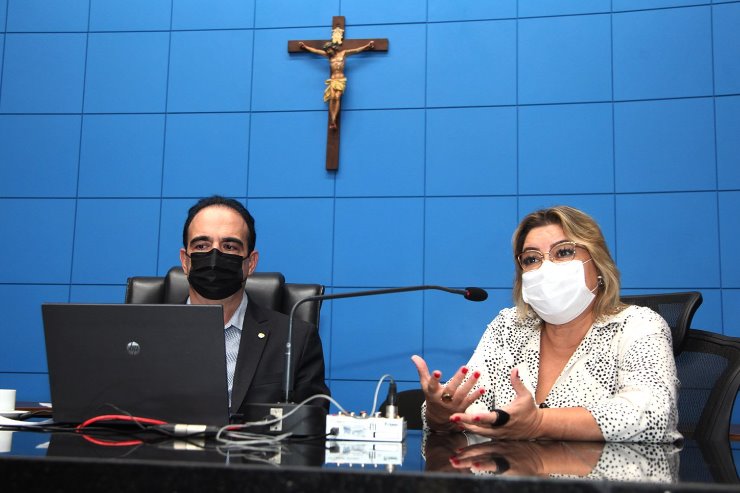 Imagem: Casa de Leis promoveu audiência pública híbrida para receber prestação de contas da Secretaria de Estado de Saúde 