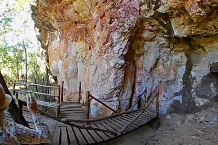 Imagem: Templo dos Pilares fica na cidade de Alcinópolis (MS)