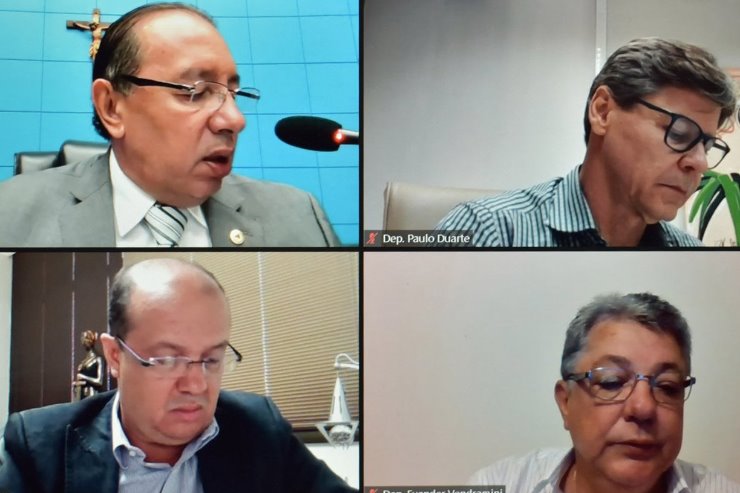 Imagem: A sessão remota da CCJR aconteceu na manhã desta quarta-feira