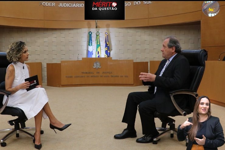 Imagem: Nesta edição do programa Mérito da Questão o convidado é o desembargador Nélio Stábile