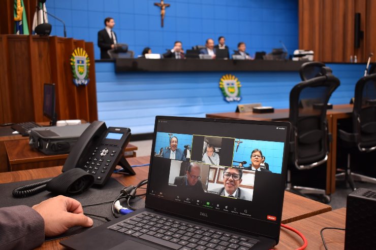 Imagem: A reunião da CCJR aconteceu de forma remota, na manhã desta quarta-feira