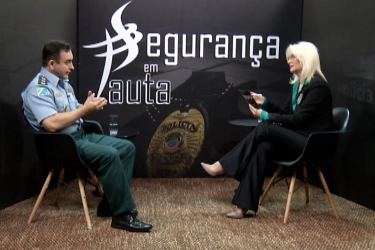 Imagem: Nesta edição o Segurança em Pauta o convidado foi o Tenente Coronel Claudemir de Melo Domingos Braz