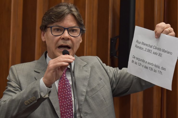 Imagem: O deputado Paulo Duarte fez um apelo para que os consumidores busquem a restituição do crédito junto à Flexpark