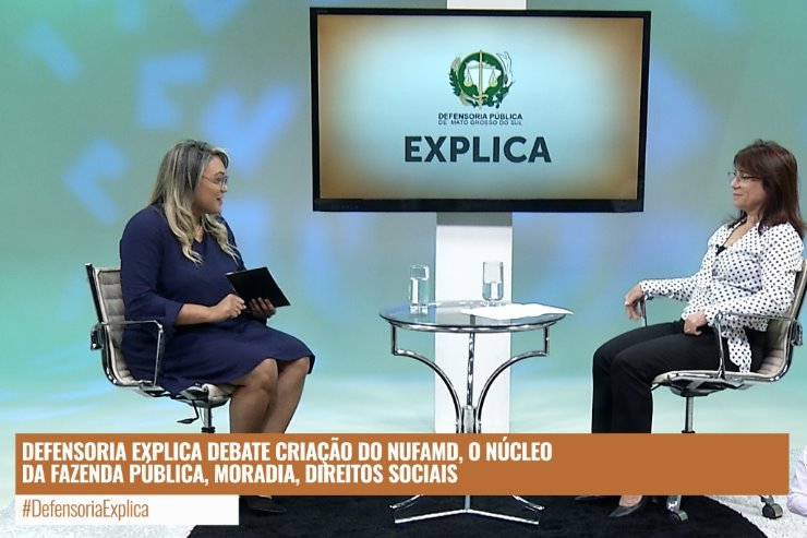 Imagem: Criação do Nufamd é o assunto da edição do programa Defensoria Explica