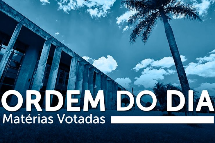 Imagem: Seis matérias foram aprovadas durante a Ordem do Dia desta quinta-feira