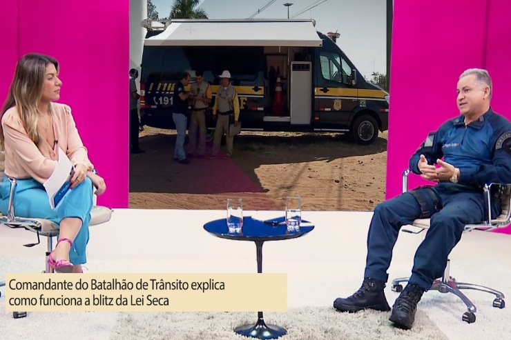Imagem: O assunto do programa Velocidade foi a blitz da Lei Seca
