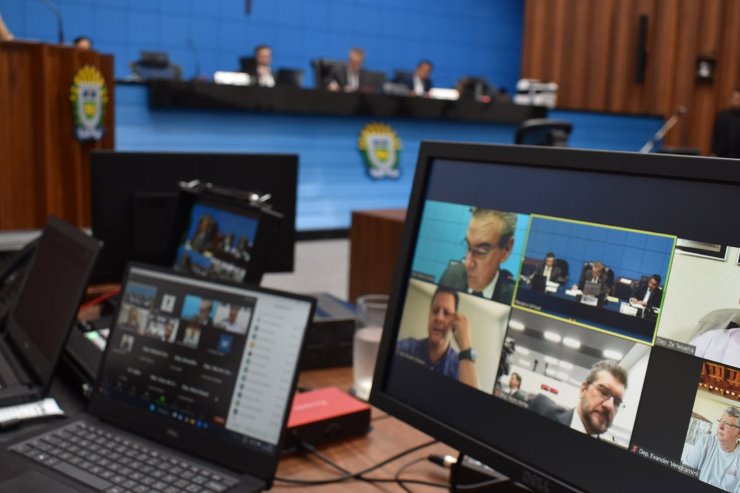 Imagem: Projetos serão discutidos e votados durante a sessão plenária que tem início às 9h, com transmissão pelos canais de comunicação da ALEMS