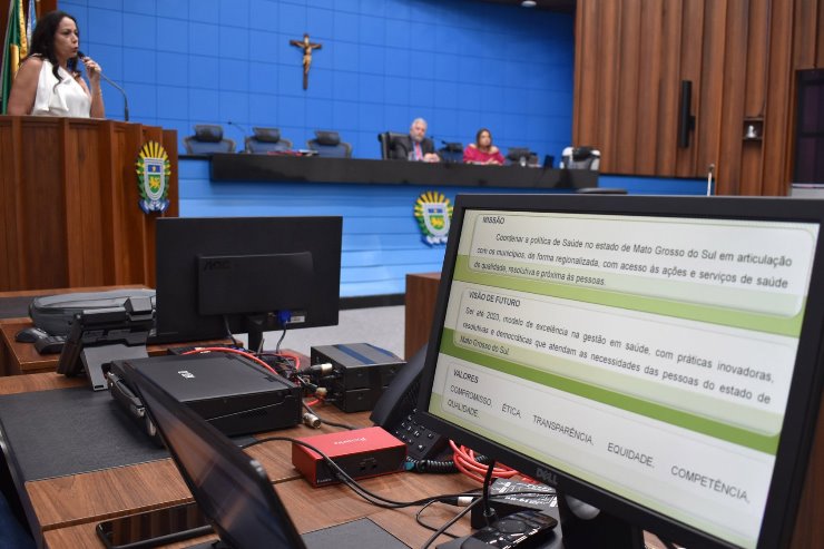 Imagem: Dados da Secretaria de Estado de Saúde foram apresentados em audiência pública nesta segunda-feira