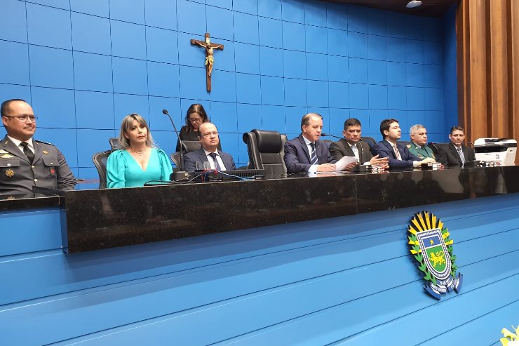 Imagem: Solenidade foi transmitida pelo YouTube e Facebook oficiais da Casa de Leis