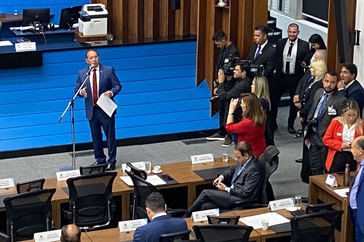 Imagem: Presidente da ALEMS destaca o uso do GNV como alternativa para diminuição da poluição 