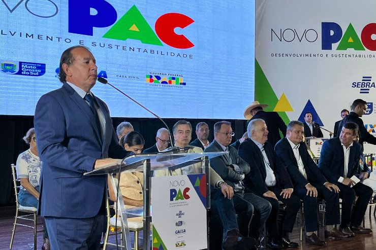 Imagem: Deputado Gerson Claro defende solução para BR-163 e reativação da ferroeste no lançamento do PAC