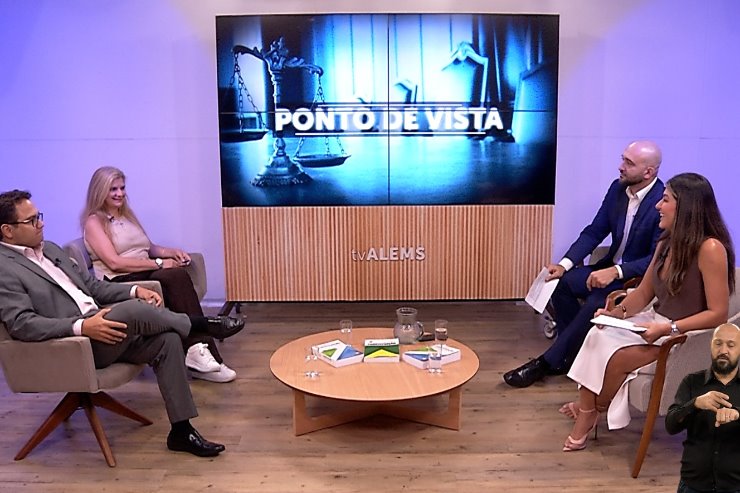 Imagem: Participantes de programa da TV ALEMS falam sobre a nova medida