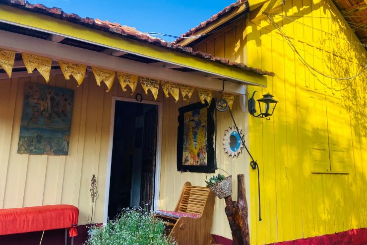 Imagem: Casa Amarela, ateliê do Museu de Arte Urbana da Capital, é mostrada no programa