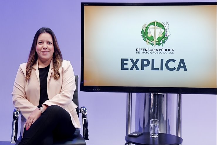Imagem: Programa Defensoria Explica é transmitido pela TV ALEMS e por outros canais oficiais do Parlamento
