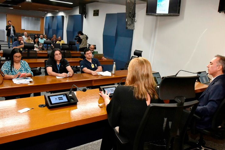 Imagem: Os participantes foram informados a respeito da utilização correta dos sistemas e receberam orientações para a formalização dos convênios