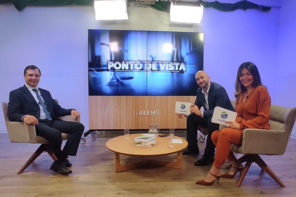 Imagem: Advogado esclarece no Programa Ponto de Vista, da TV ALEMS, assuntos em pauta no mundo trabalhista 