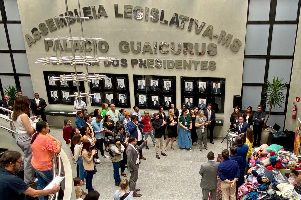 Imagem: Gerson Claro agradeceu a oportunidade de exercitar a solidariedade na Casa de Leis