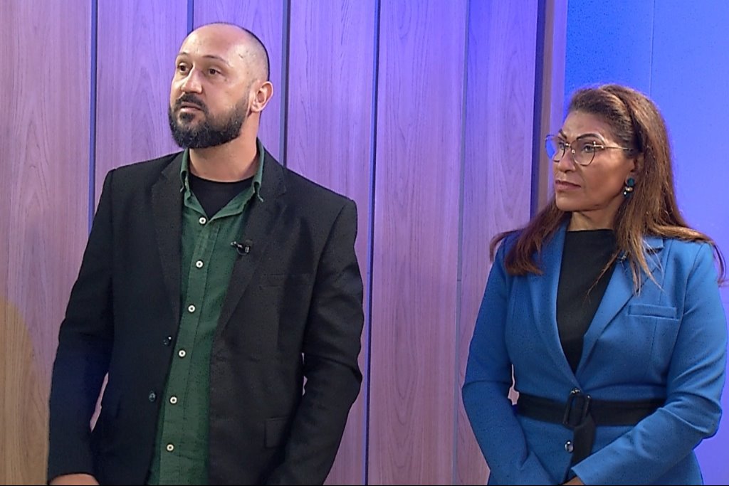 Imagem: Intérprete de Libras, Cláudio Vasques, e a diretora de Cerimonial, Severina da Silva, estão entre os entrevistados do programa 