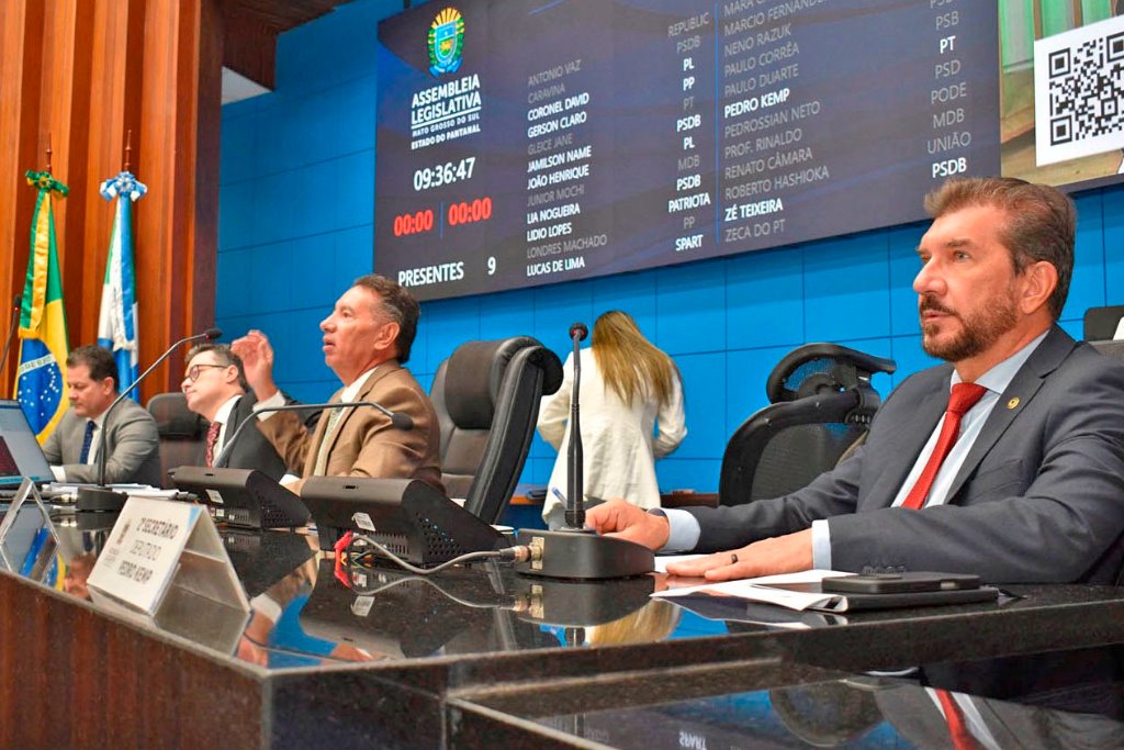 Imagem: Os parlamentares da Assembleia Legislativa de Mato Grosso do Sul aprovaram três proposições nesta quinta-feira