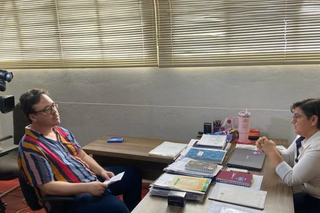 Imagem: Ceureci Ramos, presidente do Aciesp e vítima de tentativa de feminicídio, é a convidada do programa de estreia