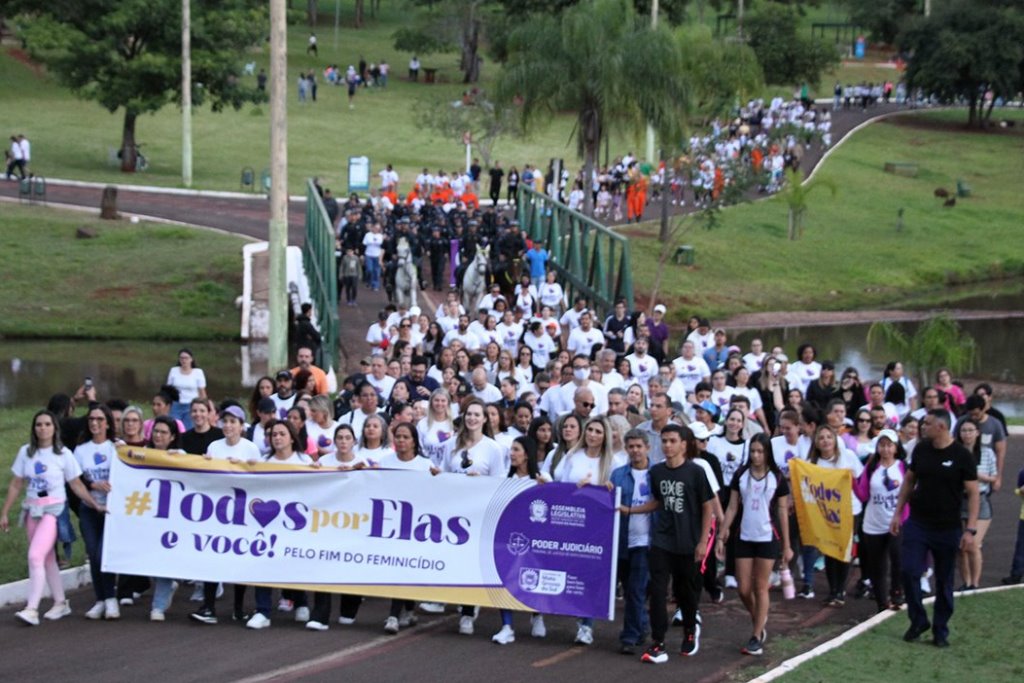 Imagem: Mobiização reúne ALEMS, Poderes e sociedade civil em prol do combate à violência de gênero