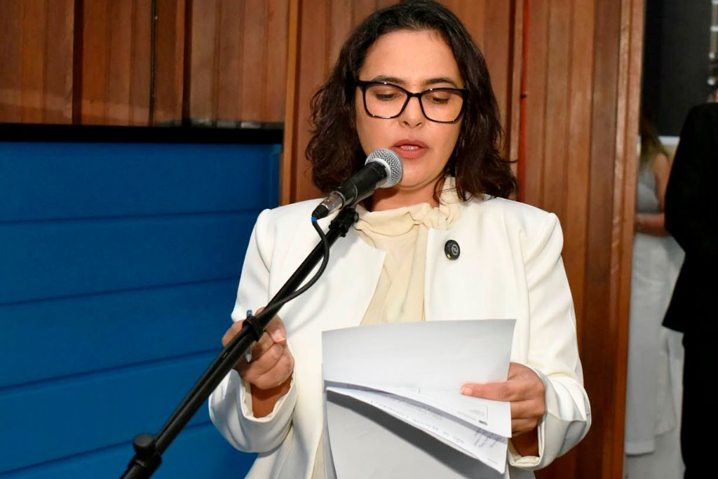 Imagem:  Deputada Gleice Jane apresenta projeto para capacitação de servidores no combate à violência contra LGBTQIA+