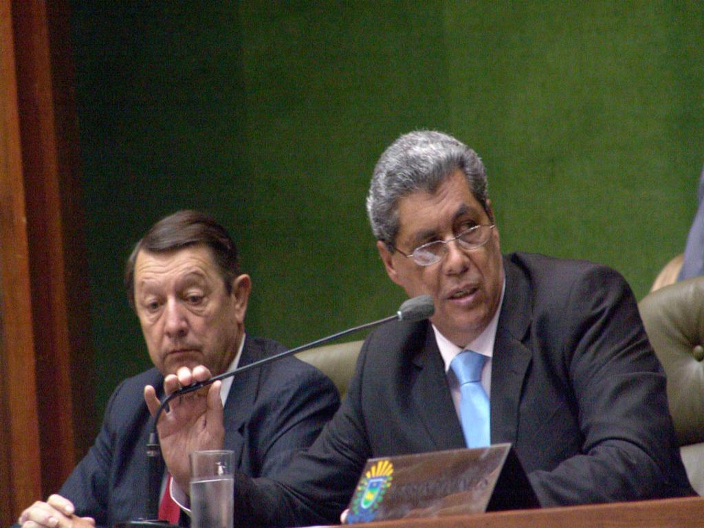 Imagem: Governador, durante a sessão solene