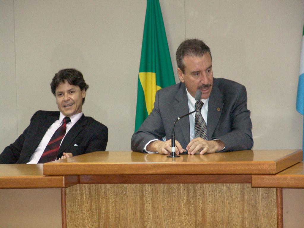 Imagem: Paulo Duarte e Paulo Correa, vice-presidente e presidente da comissão
