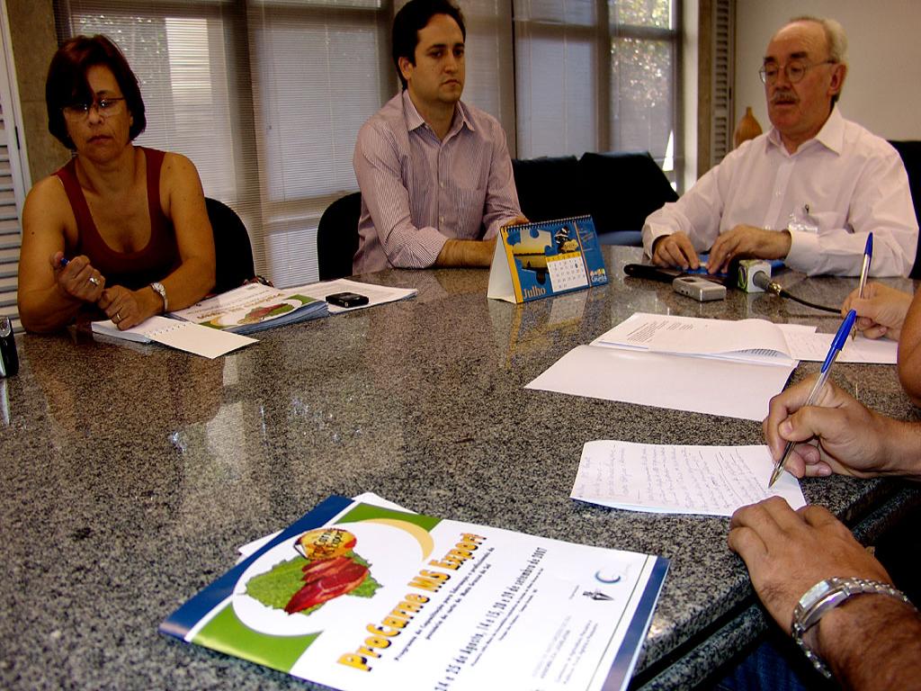 Imagem: reunião realizada em agosto de 2007