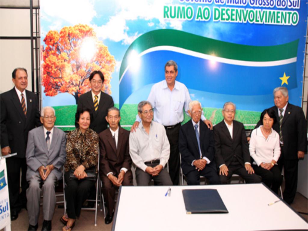 Imagem: Zé Teixeira durante o ato