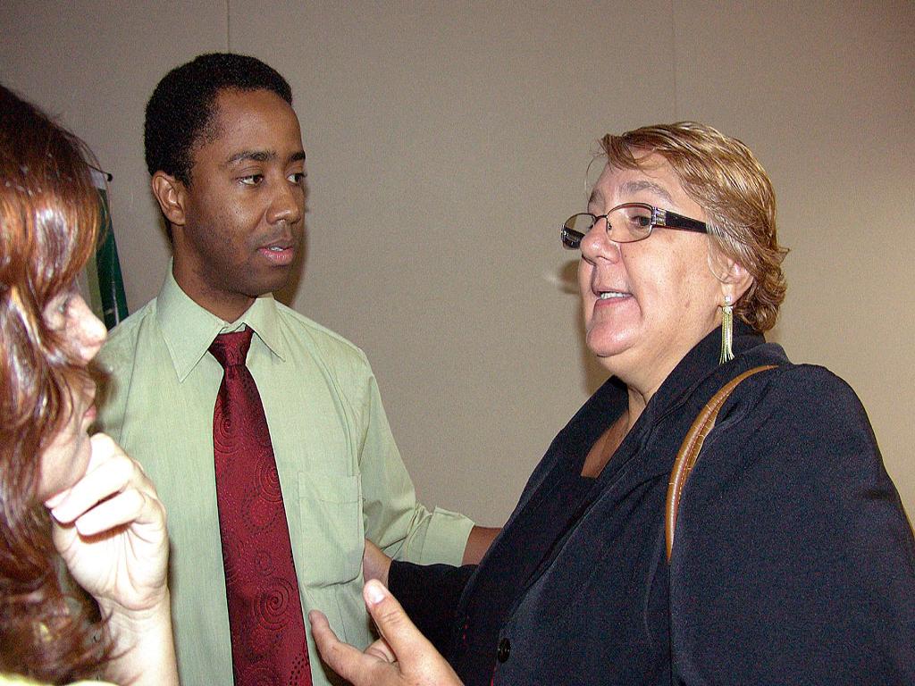 Imagem: Maria Lúcia e o médico Márcio