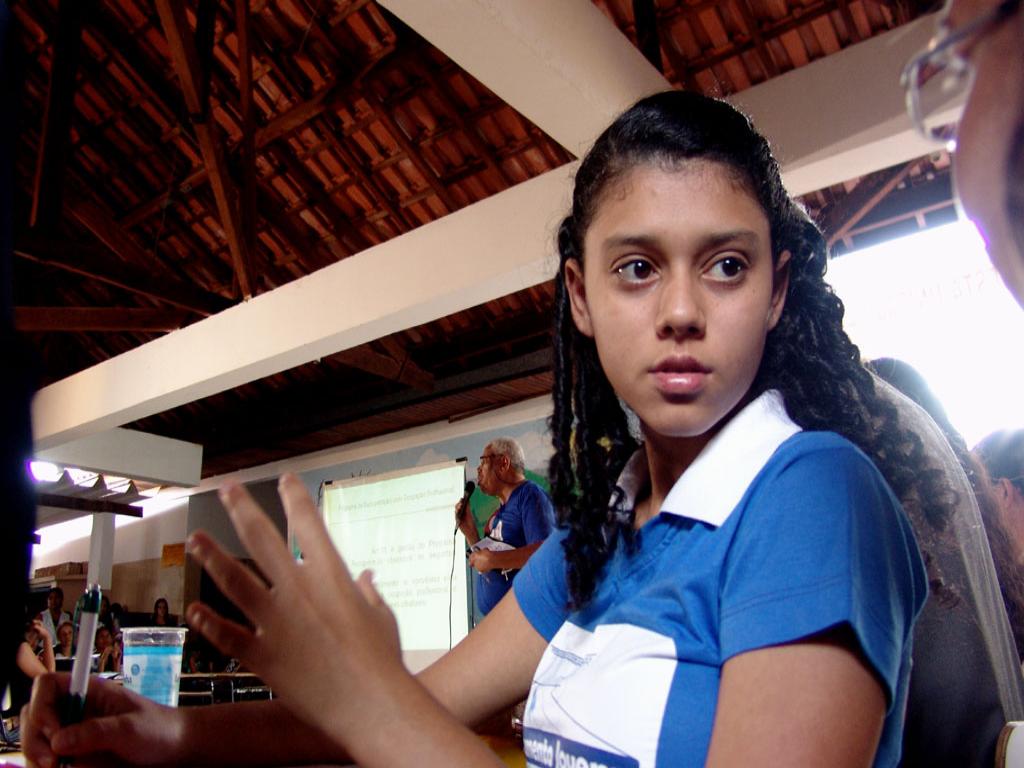 Imagem: Deputada mirim Flávia Ferreira