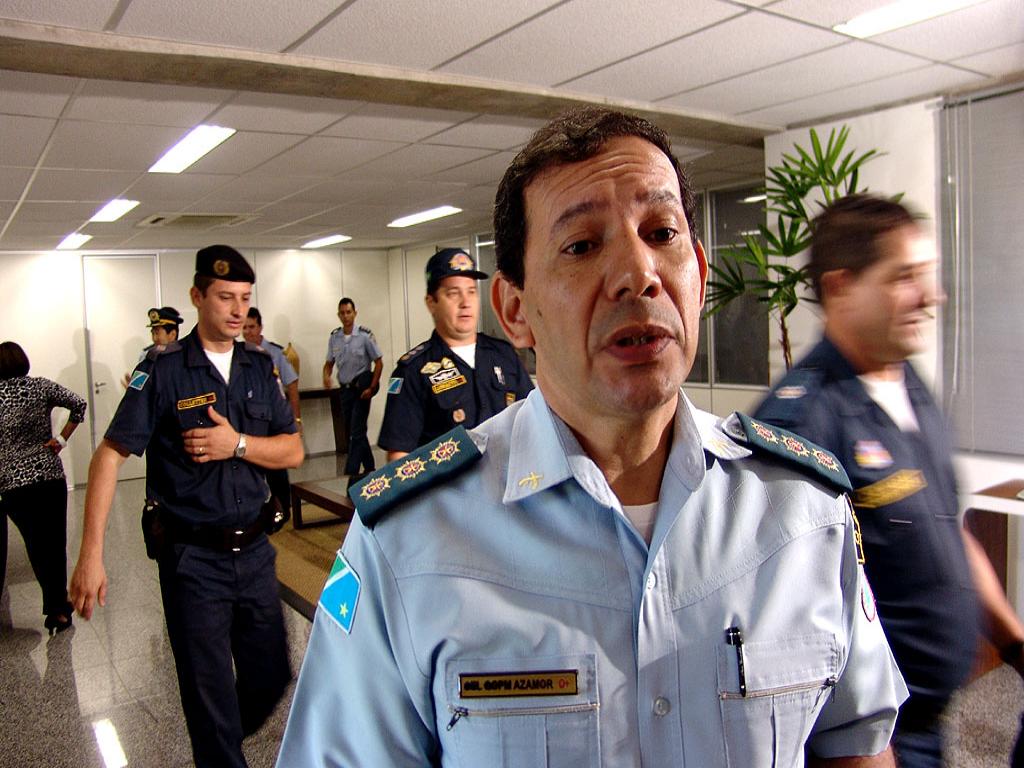 Imagem: O presidente da Associação de Oficiais PM/BM de Mato Grosso do Sul, coronel Iacir Paulo Rodrigues de Azamor