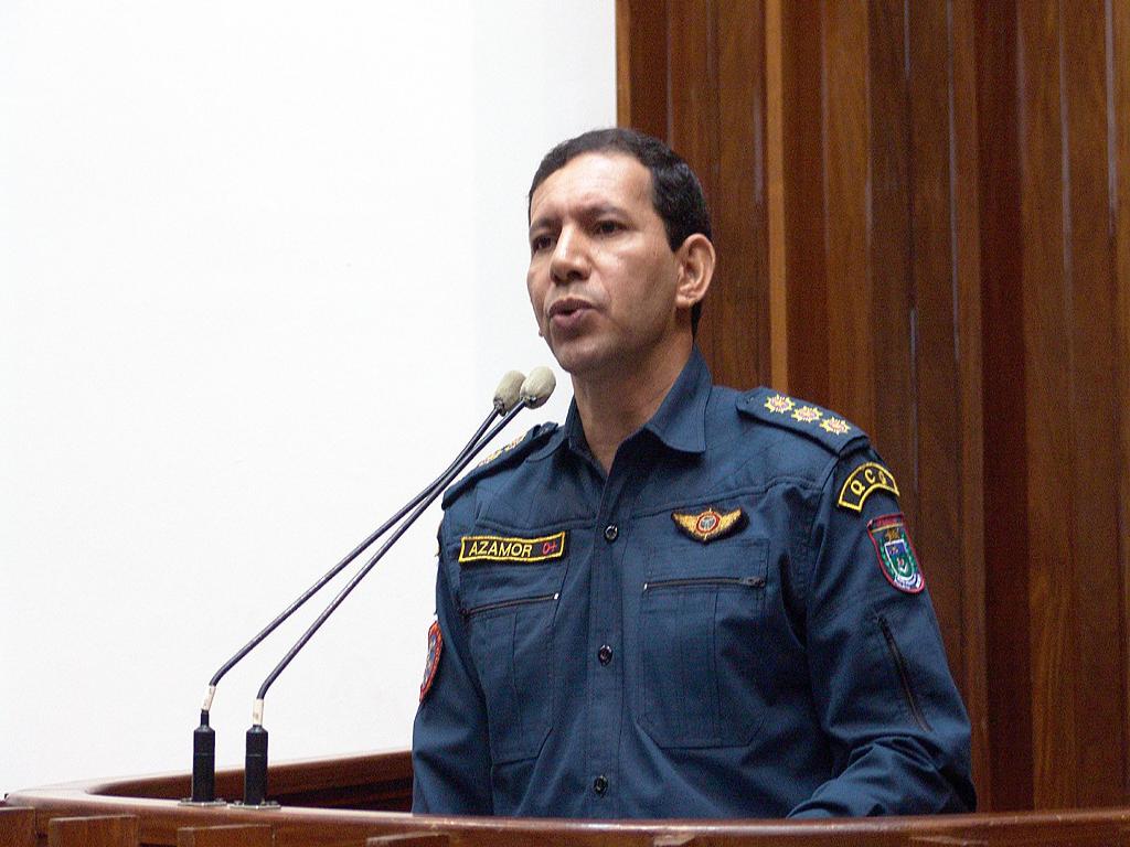 Imagem: Presidente do Clube dos Oficiais da Polícia Militar e Corpo de Bombeiros, coronel Iacir Paulo Rodrigues Azamour