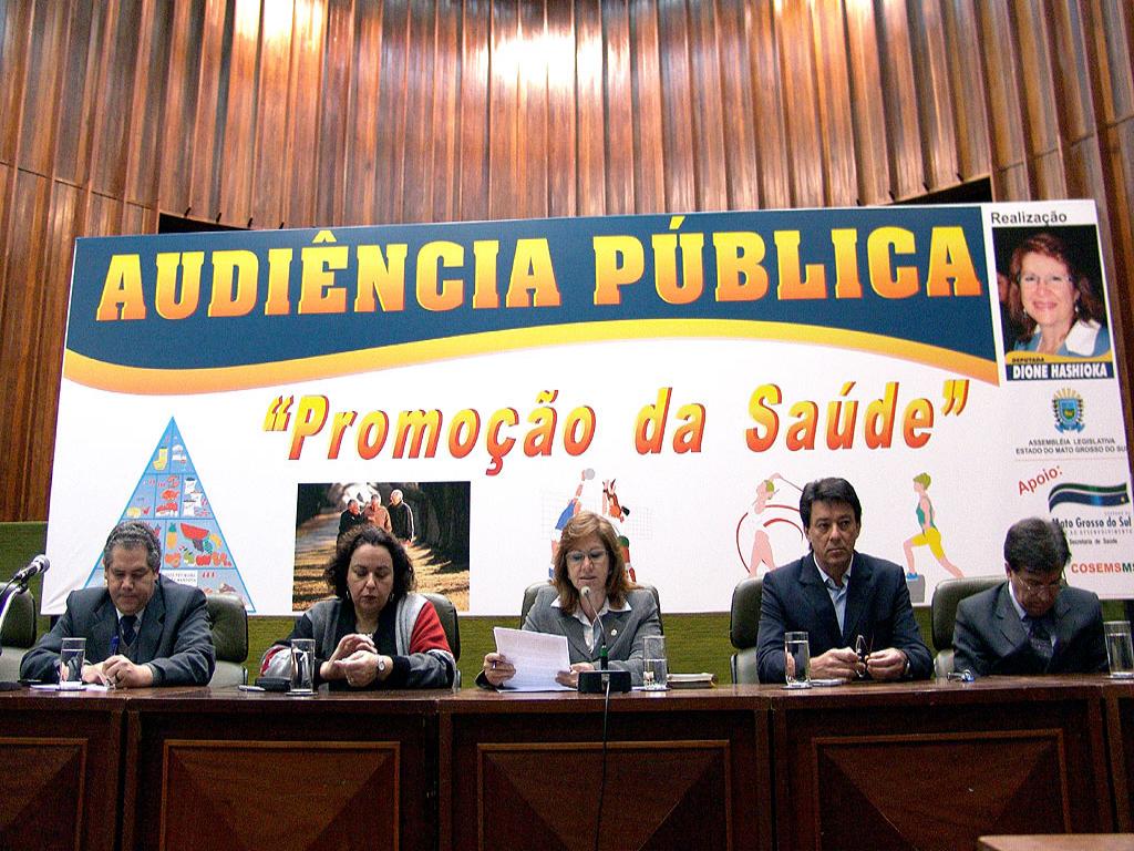 Imagem: Dione realiza audiência sobre Promoção à Saúde 