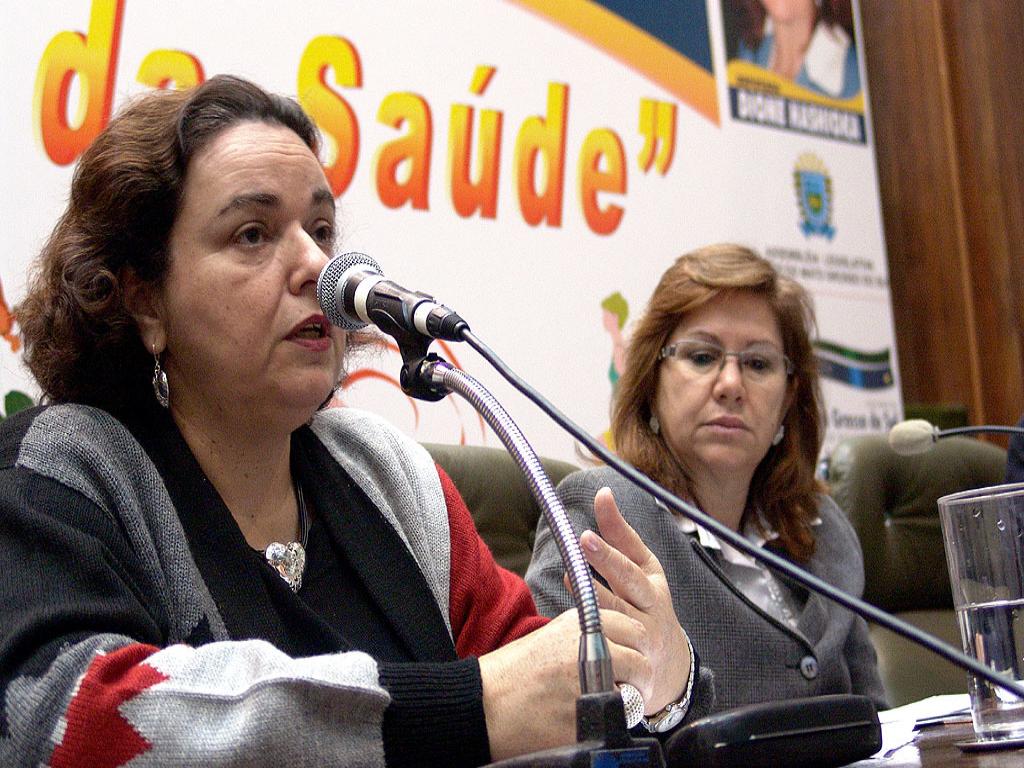 Imagem: Secretária estadual de saúde Beatriz Dobashi