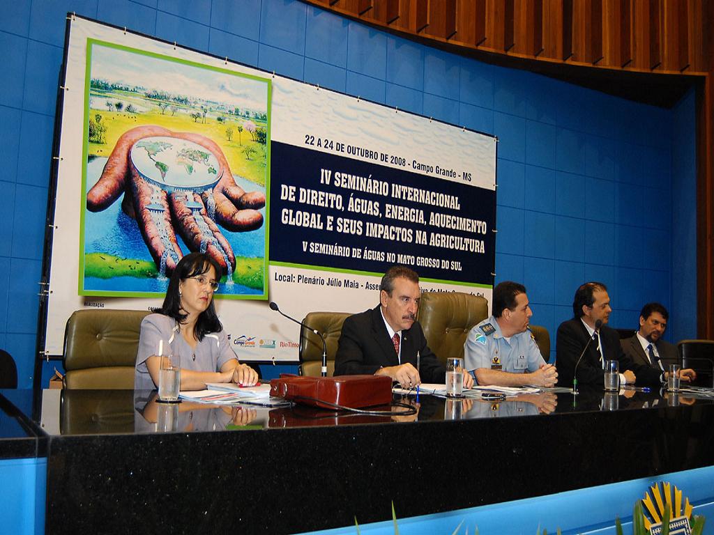 Imagem: Três palestras abordam política de recursos hídricos  