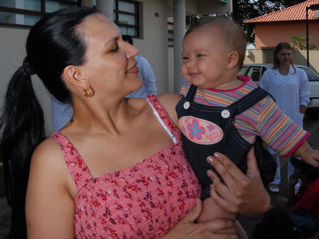 Imagem: Leise com a filha, Bruna